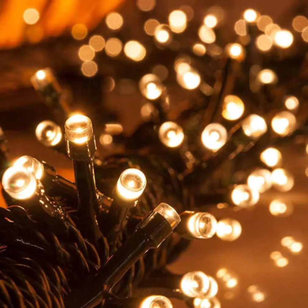 7M 50 LED Solar Strip Light Outdoor Lighting Led String Fairy Lights Waterproof For Wedding Christmas Party Garden | Освещение