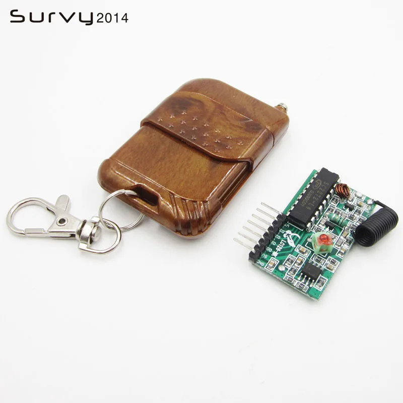 1set IC 2262/2272 4 Channel 315Mhz Key Wireless Remote Control Kits Receiver module For arduino | Электронные компоненты и