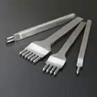 4 шт.компл. 345 мм инструменты для кожевенного ремесла дыропробивной трафарет для кожаного дыропробивного инструмента для DIY кожаные аксессуары для ручной работы