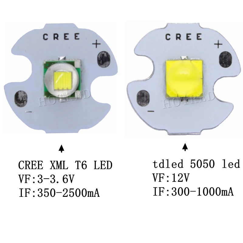 Светодиодсветодиодный лампы CREE XML XM-L T6 U2 1 шт. 10 Вт холодный белый теплый синий