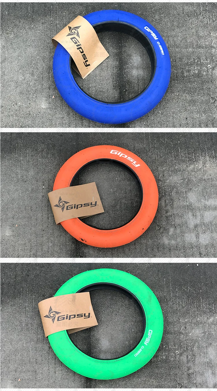 12 inch bike tire 12*1.75 balance bicycle tire colorful tires for competition light tire