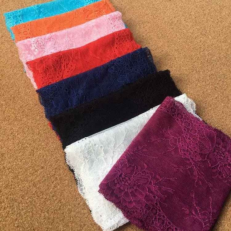 Эластичная кружевная отделка 20 ярдов 18 см из спандекса рукоделие сделай сам