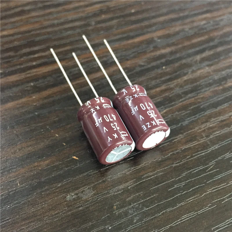 10 шт. 470 мкФ 25 в NIPPON NCC KY KZE серии 10x16 мм низкий ESR 25V470uF алюминиевый электролитический