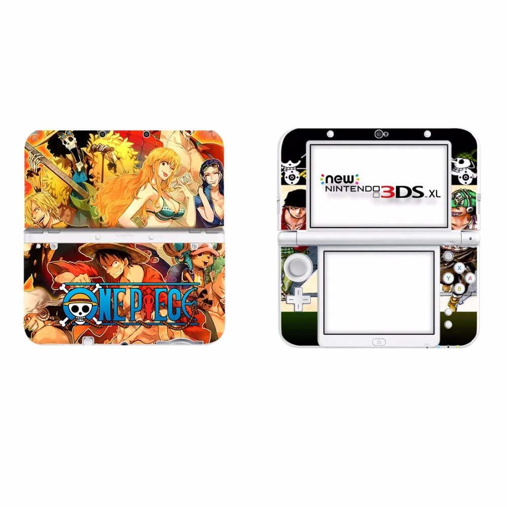 Аниме One Piece Luffy виниловый чехол Наклейка для нового 3DS XL скины стикеры s LL
