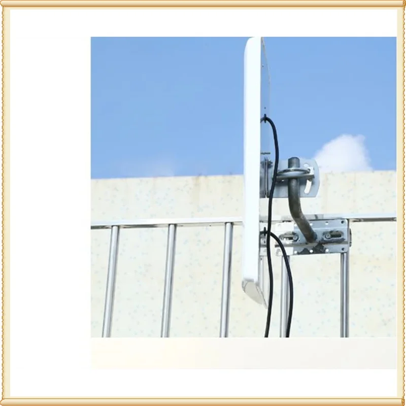 4G LTE MIMOoutdoor antenna 2*24dBi LTE dual polarization panel antenna double SMA -Male connector 10M cable for huawei router