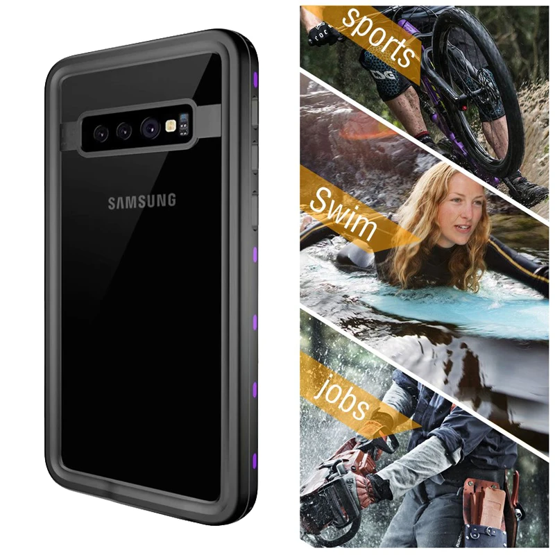 Для samsung S10 плюс Водонепроницаемый плавание чехол для S9 полностью герметичный