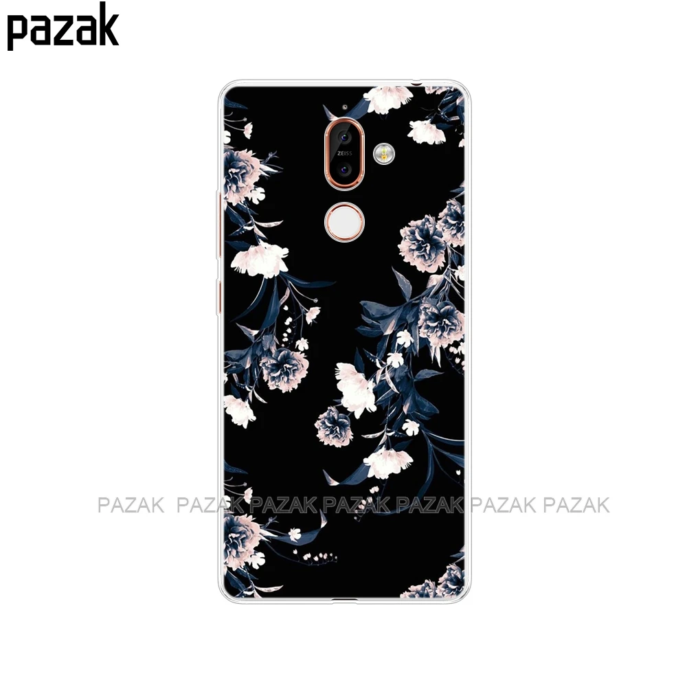 52241 Чехол для nokia 6 6,1 7 plus 8 9 nokia 6 2018x5x6, мягкий силиконовый чехол из ТПУ для задней панели телефона с принтом, окрашенные ракушки, сумки Fundas - Цвет: 52241
