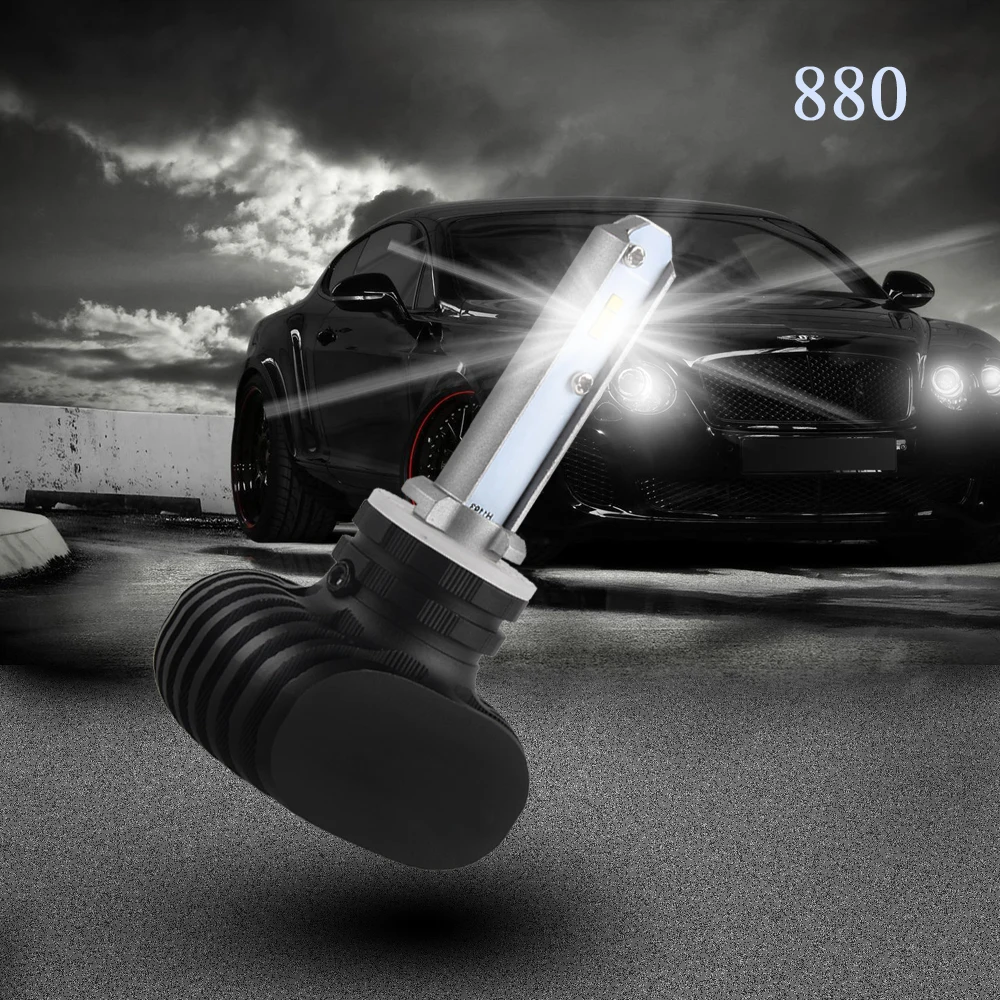 LS светодиодный светильник для автомобиля H4 H7 HB2 9005 9006 9004 9007 H3 H11 H13 880 автомобильный