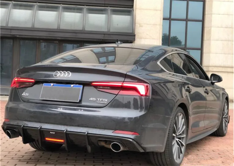 Задний спойлер из углеродного волокна для Audi A5 S5 Sportback высококачественный диффузор заднего бампера авто аксессуары