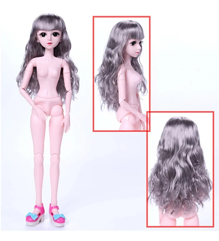 Новинка 60 см BJD куклы с одеждой 20 подвижные шарнирные обнаженные тела модная одежда аксессуары для кукол игрушки для девочек подарок