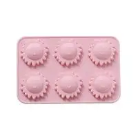 Pink 3D Рождественские колокольчики форма Арома гипсовая форма для свечей украшения Свеча Форма для Мусса форма для выпечки DIY ручной работы силиконовые формы - Цвет: Pink