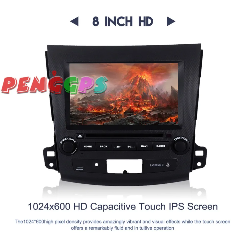 Android 8 0 7 1 автомобилей Радио dvd-плеер головного устройства для Mitsubishi Outlander 2006-2012