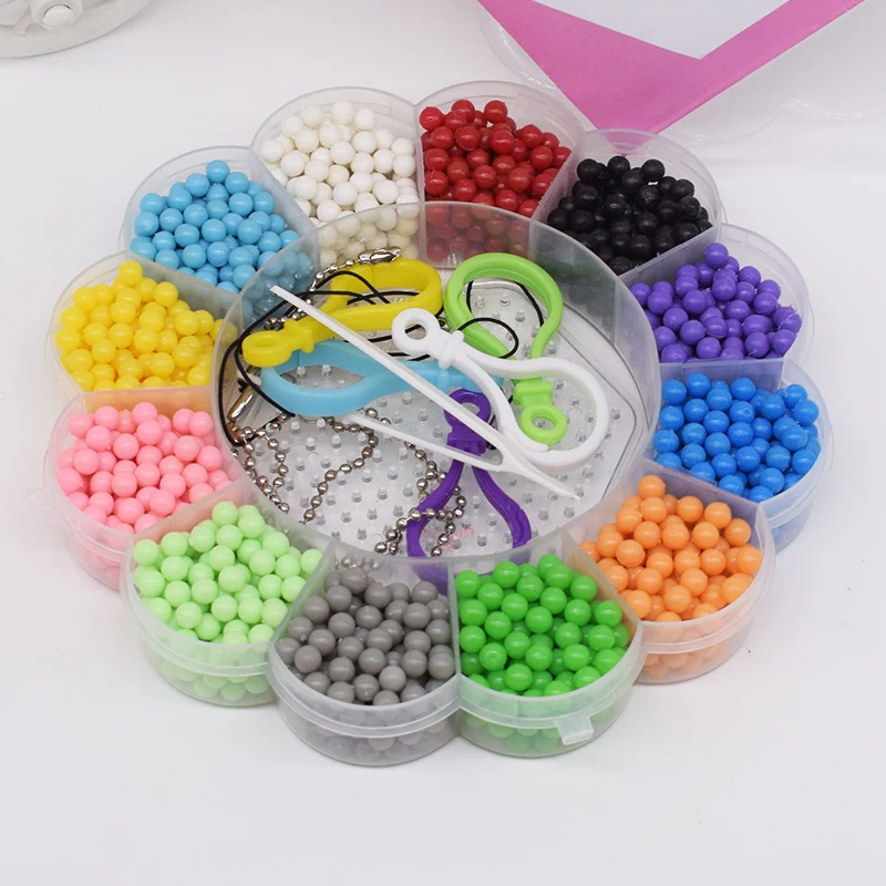 1850 шт. бусины игрушки для детей Perler Pegboard подарок для девочек Diy Набор водяных бусин предохранитель головоломки Beadbond Игрушка Дети Ручная головоломка