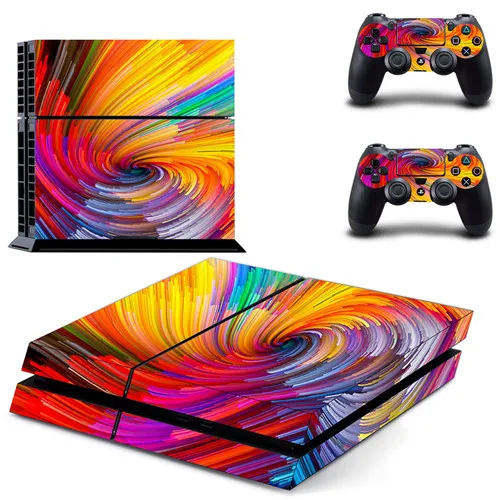 GYTM2193 Наклейка для PS4 виниловая наклейка, стикер для sony Playstation 4 консоли и 2 контроллеры наклейка для PS4 Стикеры - Цвет: GYTM2193