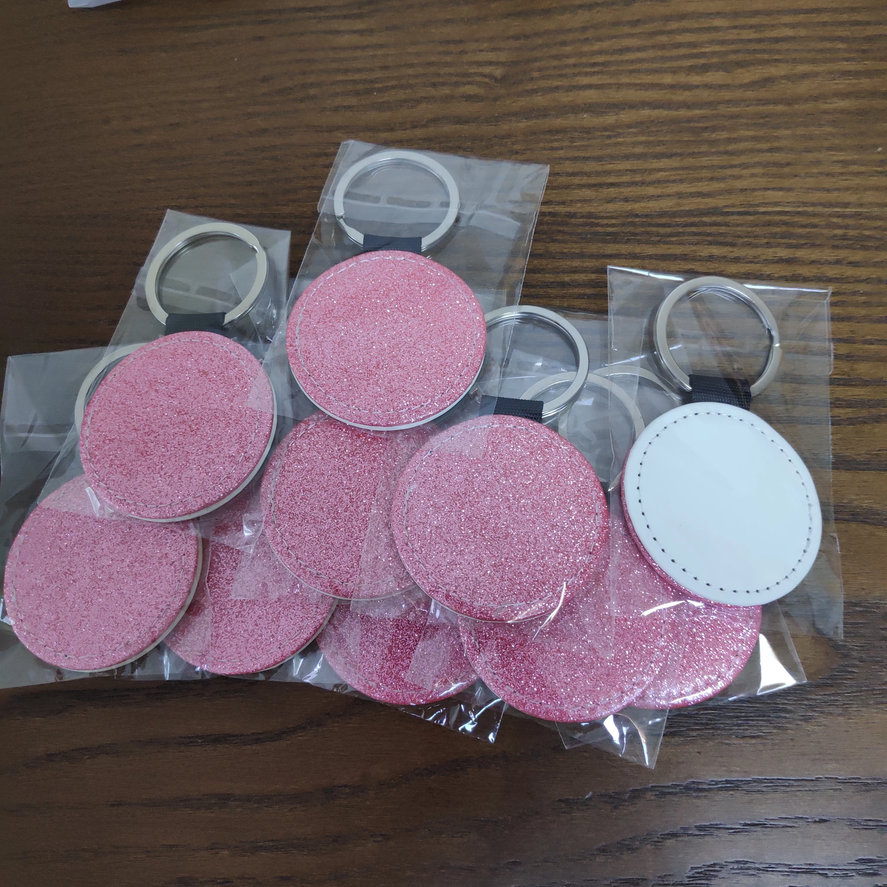 Бесплатная доставка 10 шт. пустые украшения для сублимации Кожаные Подвески бирки