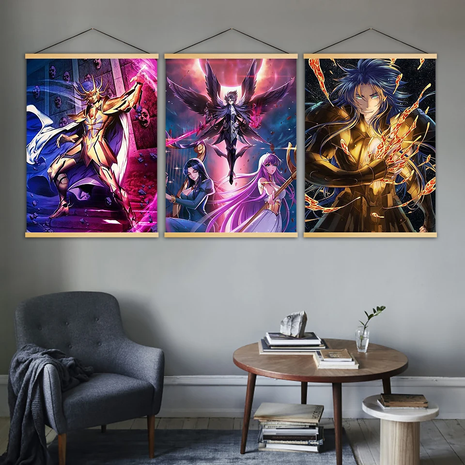 Настенный Декор для дома современное изображение комиксов Saint Seiya маска смерти