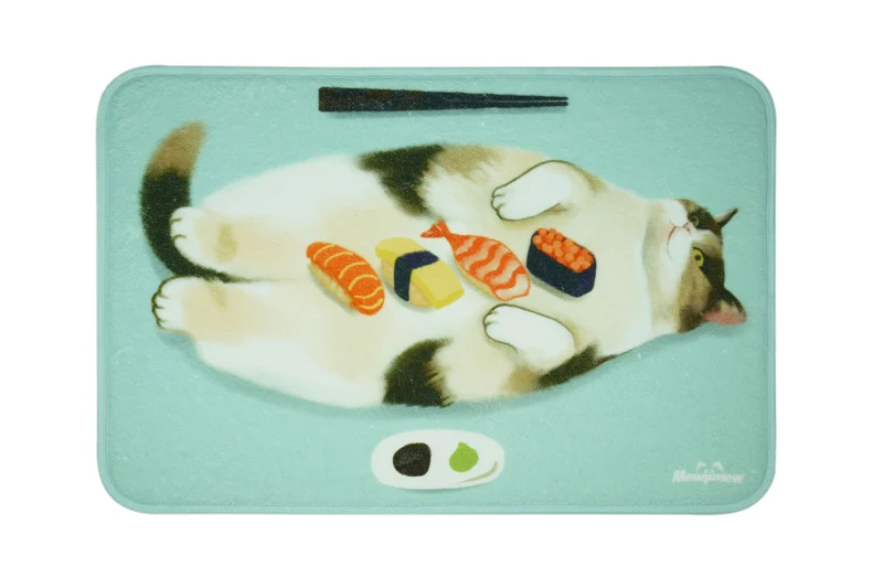 

PAYSOTA Lovely Cat Rectangle Cartoon Carpet Living Room Bedroom Rug Door Mat