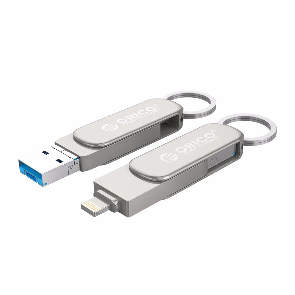 ORICO USB флеш-накопитель 3 в 1 OTG U диск 64 Гб оперативной памяти, 32 Гб встроенной памяти, USB3.0 Micro-B флэш-память USB флэш-диск USB3.0 U диск