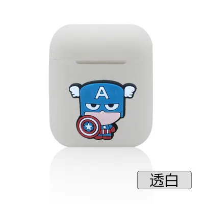 Милый мультяшный беспроводной Bluetooth чехол для наушников для Apple AirPods силиконовый зарядный чехол для наушников Защитный чехол для AirPods - Цвет: style 1