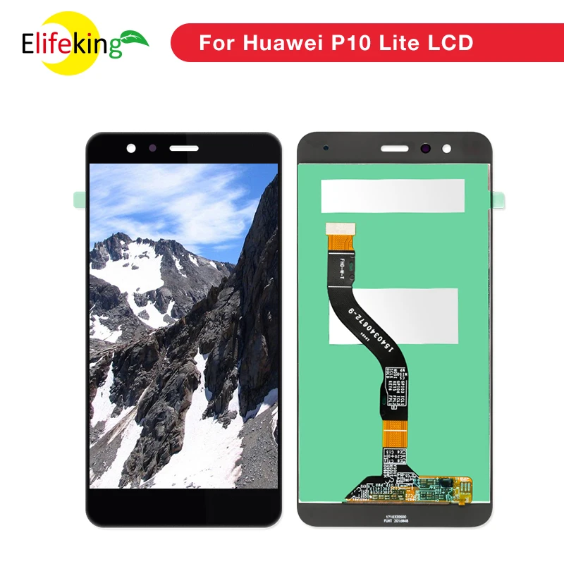 

5 шт. оригинальный 5,2 "дисплей для HUAWEI P10 Lite сенсорный экран дигитайзер для Huawei P10 Lite ЖК-экран с рамкой P10lite дисплей
