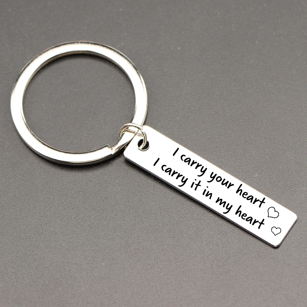 Брелоки для пар я ношу ваше сердце Icarry It In My Heart Keyring Boyfriend/Girlfriend ychain | Украшения и