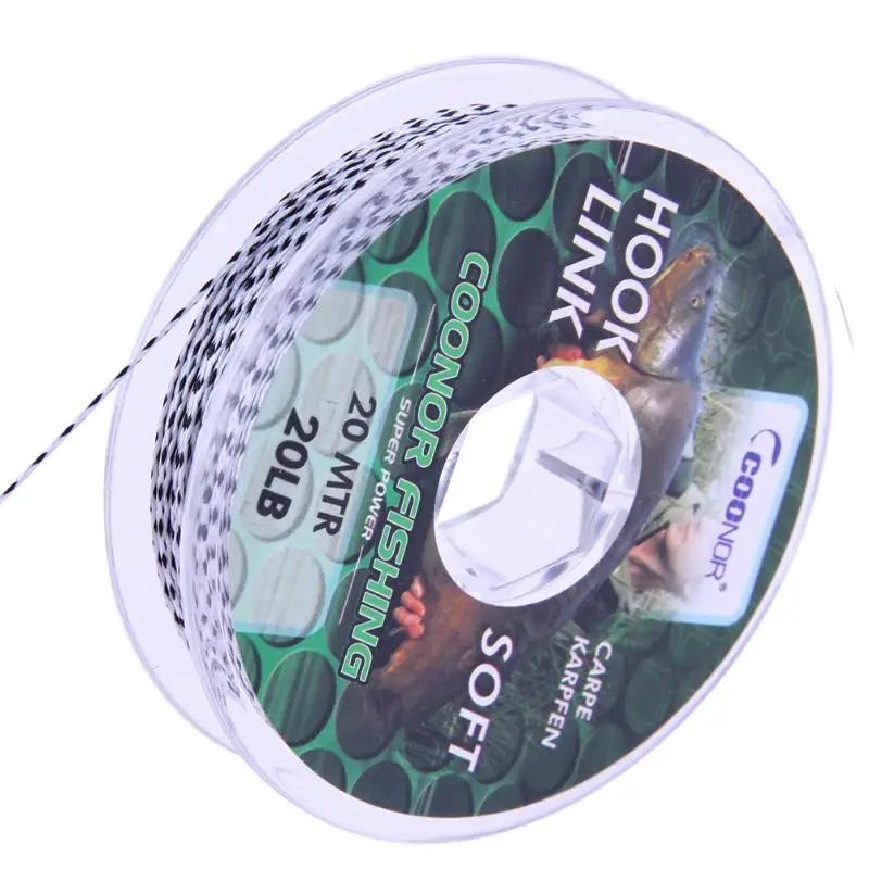 20 м Leadcore плетеная рыболовная леска из ПЭ 15lb 20lb 35lb камуфляж Карп буровые установки