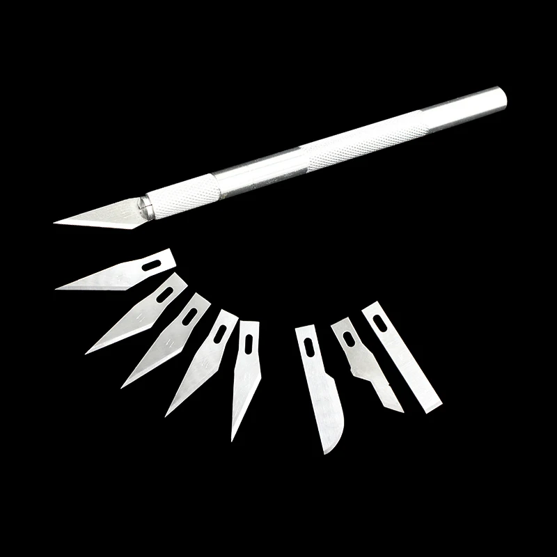 9 лампочек инструменты для фруктов ремесло искусственный скальпель ремонт