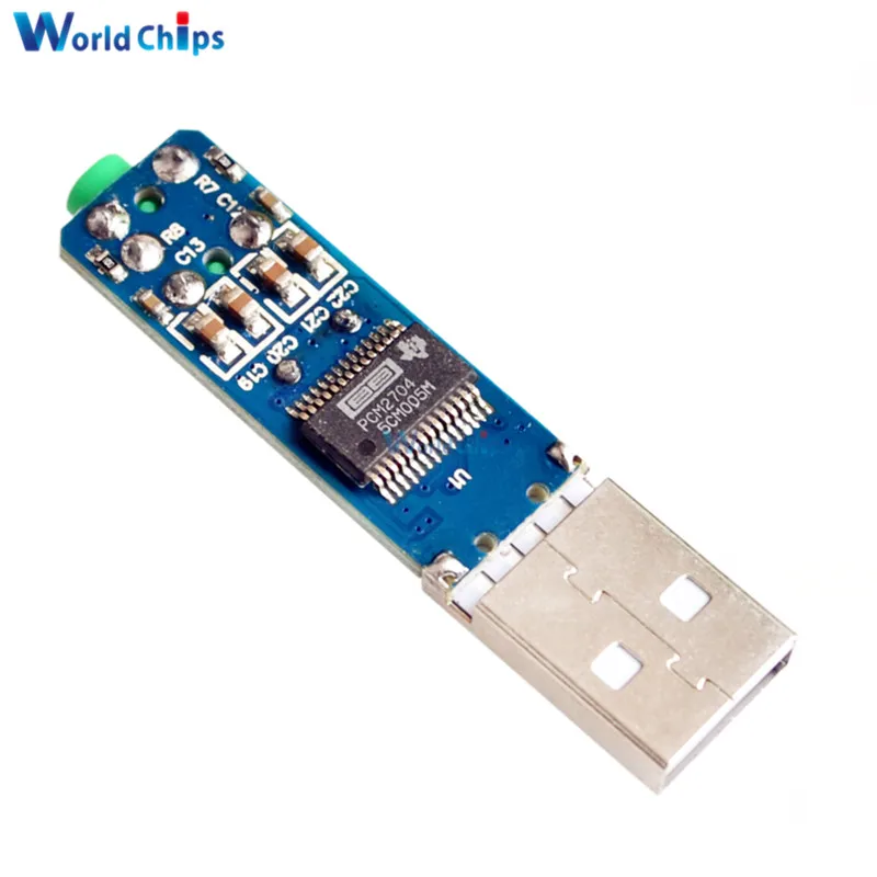 5 в Мини PCM2704 USB DAC HIFI звуковая карта питания декодер плата модуль для Arduino Raspberry Pi 16