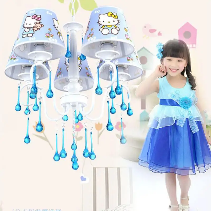 Рисунок Hello Kitty синий хрустальные люстры для детской комнаты детский сад