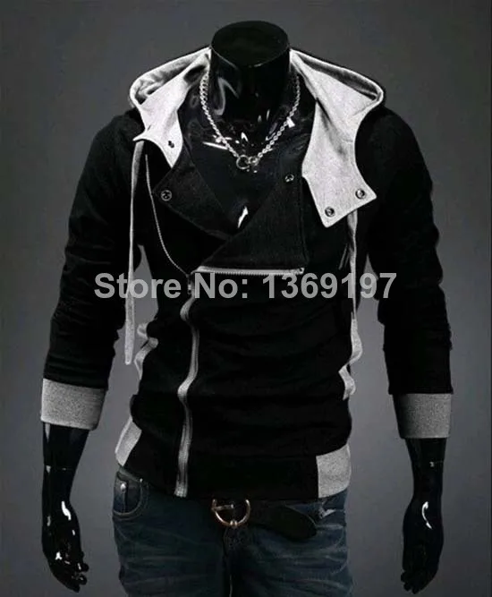 HOT ! 6 Colors + Sizes NEW Mens Slim Fit Sexy Top Designed Hoodies Jacket Coat Tops Outwear Sweatshirt MN460&amp006 | Мужская одежда
