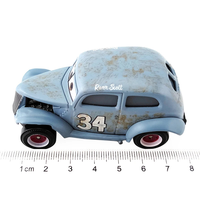 Disney Pixar Cars 3 Rive Scott 1:55 Diecast Metal Alloy Toy Car Model Loose New Kids Boy Xmas Gift Free Shipping |
