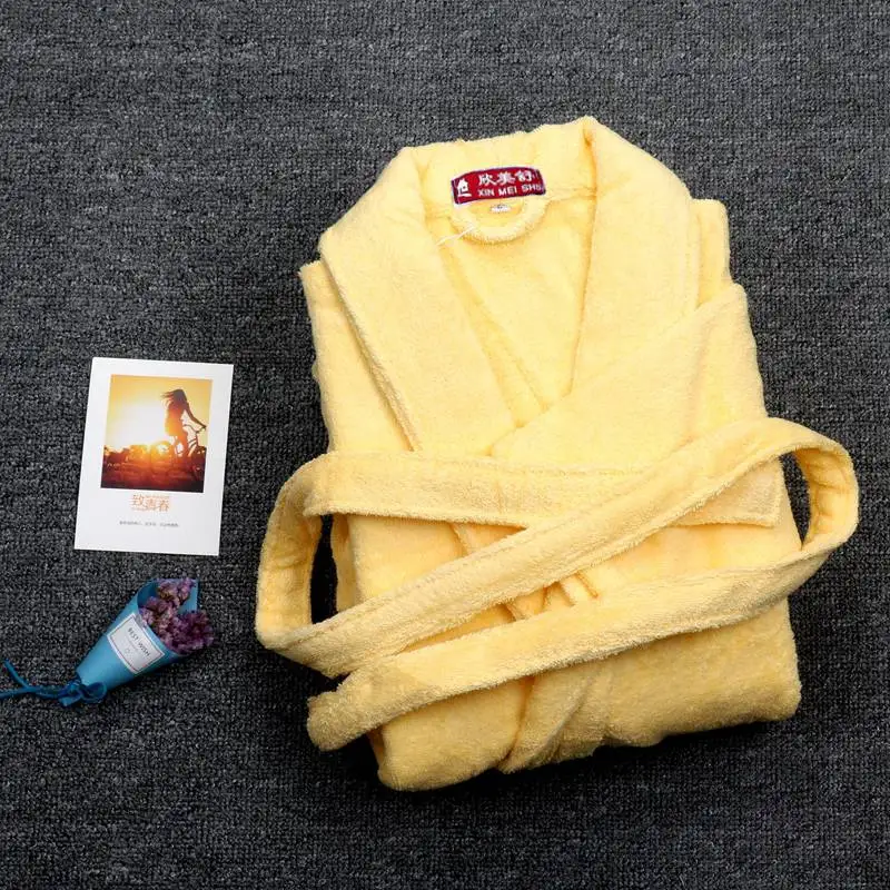 ropa m ska m ska gruba bawe na Plus rozmiar XXL bia a frotte zimowa pi ama w r czniku Kimono m ski szlafrok m ski bielizna nocna d ugi szlafrok AliExpress