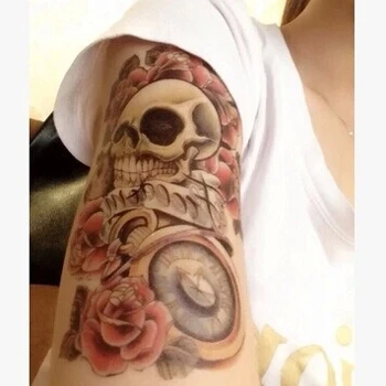 2 предмета/партия Красота макияж боди арт пикантные черепа + для девочек в