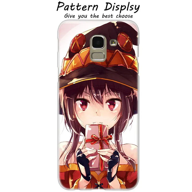 MLLSE аниме Konosuba Megumin Модный чехол КРЫШКА ДЛЯ samsung Galaxy J2 J4 CORE J3 J5 J7 ЕС J8 J6 J4 Plus J7 Prime