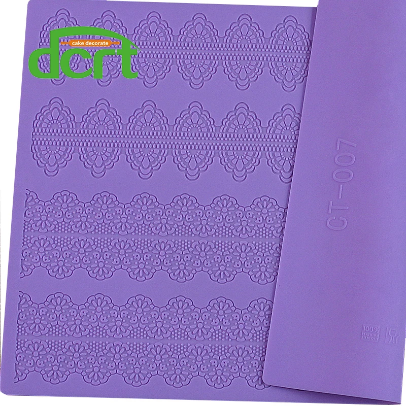 Силиконовая форма для выпечки торта кружевной коврик украшения из сахара размер