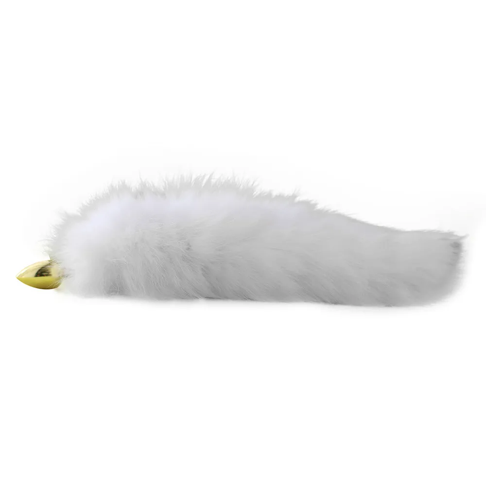Foxtail Анальная пробка металлический секс-игрушка дилдо для ануса игрушка