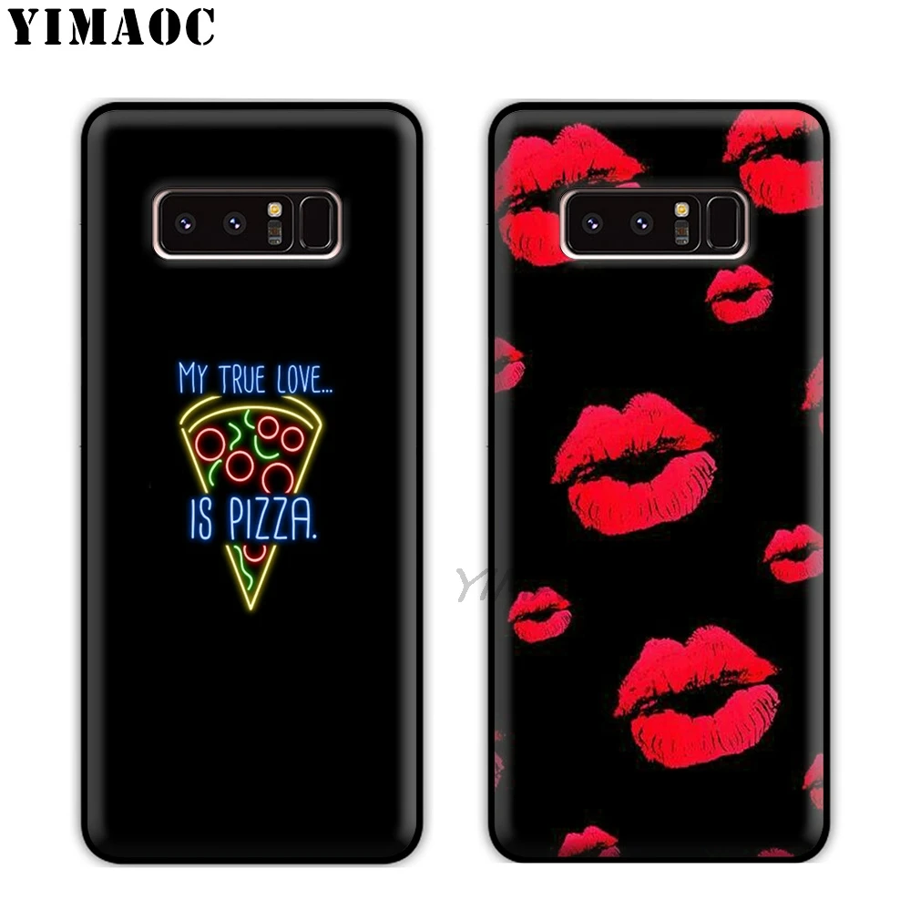 YIMAOC неоновый свет сердце девушка Мягкий силиконовый чехол для samsung Galaxy A9 A8 A6 Plus 2018