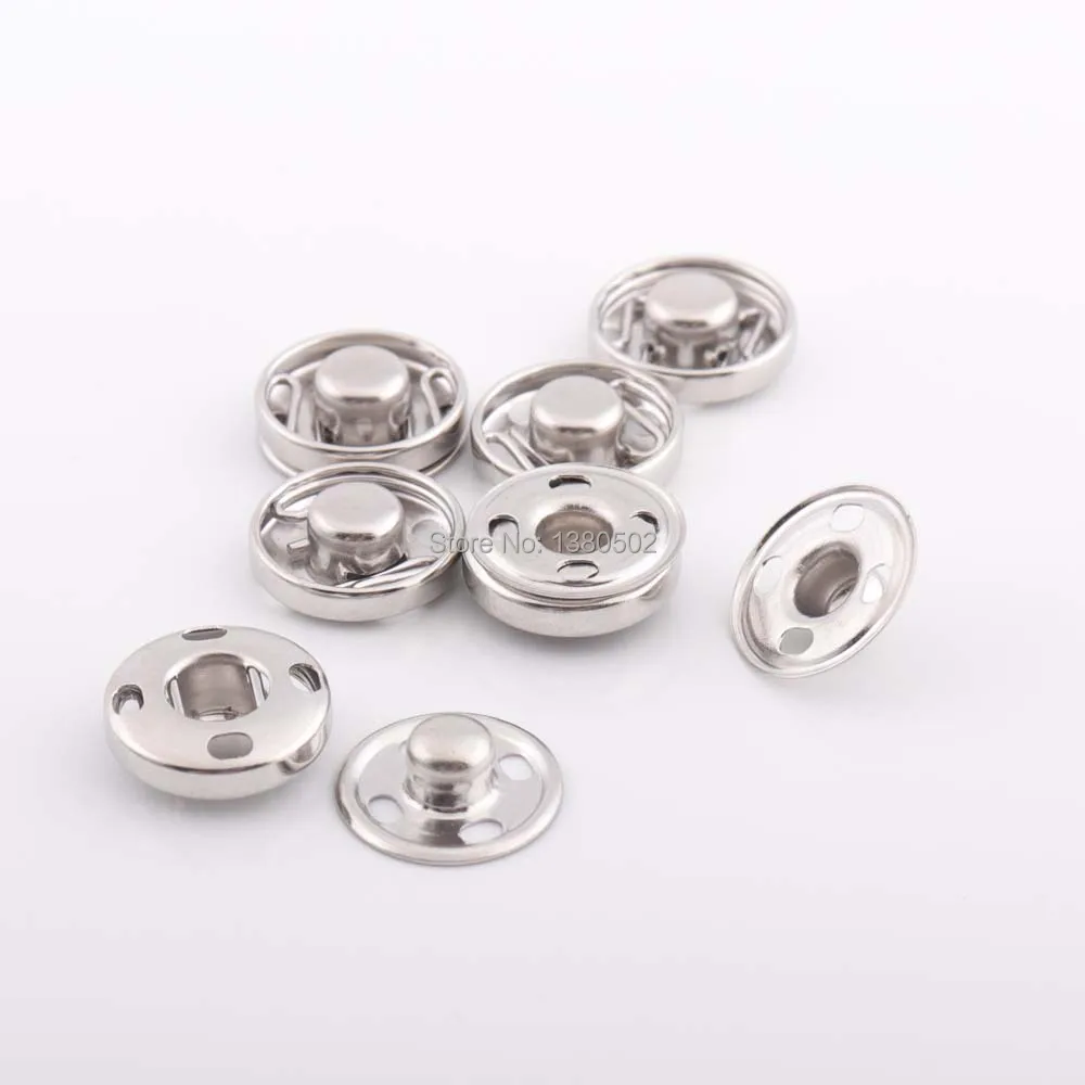 50 комплектов швейный инструмент из черного и серебристого металла диаметром 14