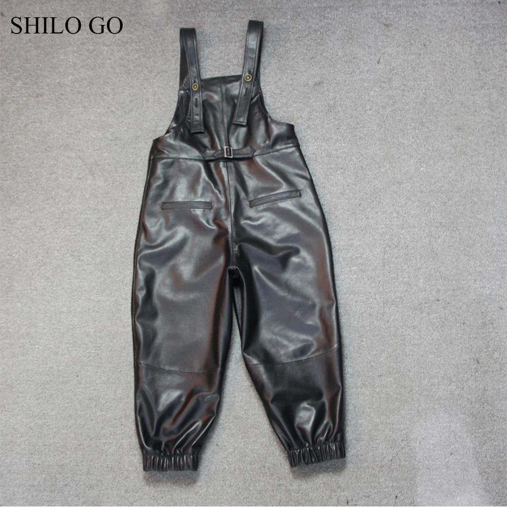 Женские кожаные комбинезоны SHILO GO весенние модные из натуральной овчины