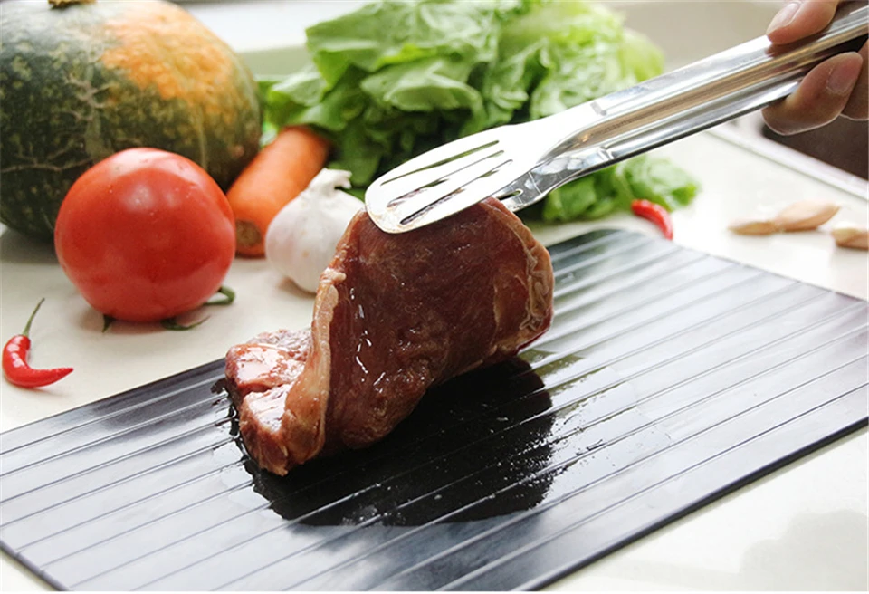 HOUSEEYOU волшебный лоток для разморозки замороженные продукты мясо рыба в считанные минуты домашний Быстрый разморозочный лоток без электричества химикатов микроволновая печь
