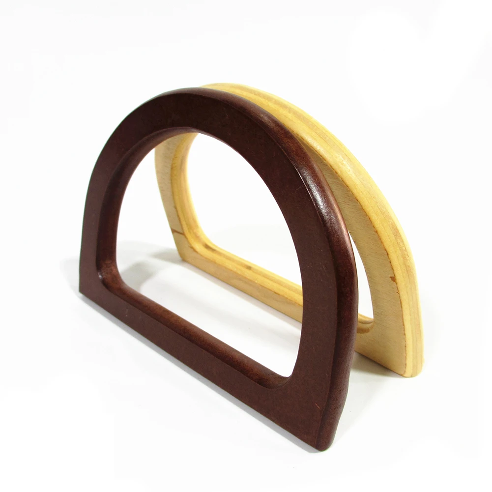 Новая модная круглая деревянная ручка для ручной работы сумочка сделай сам