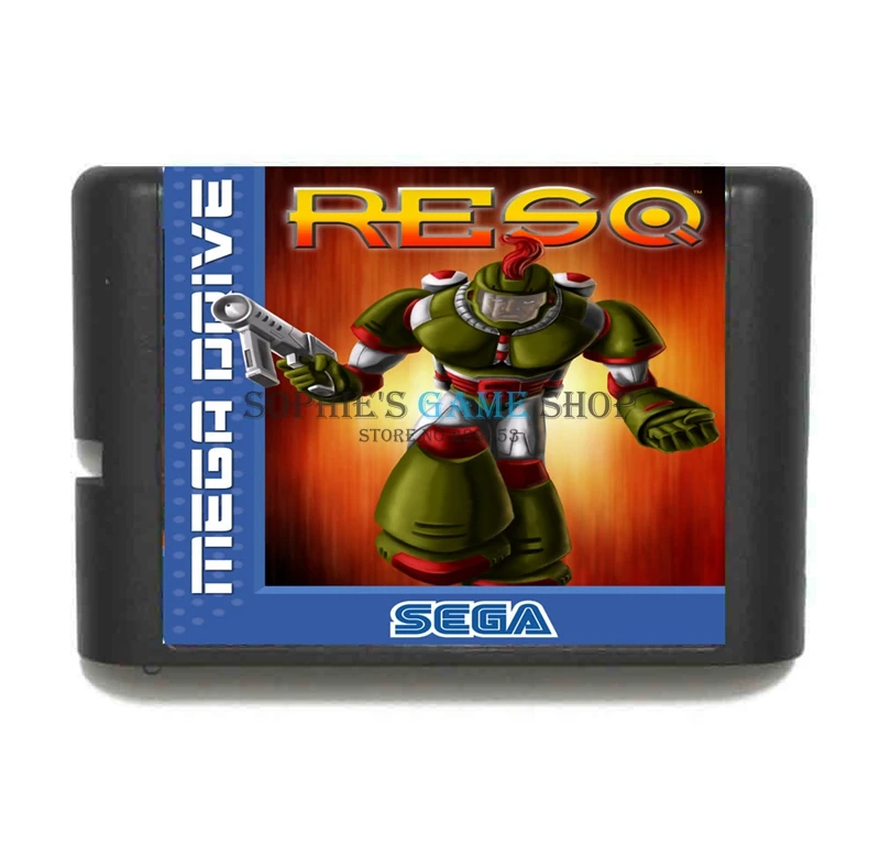 RESQ игровой картридж новейшая 16 бит игровая карта для sega Mega Drive/Genesis system