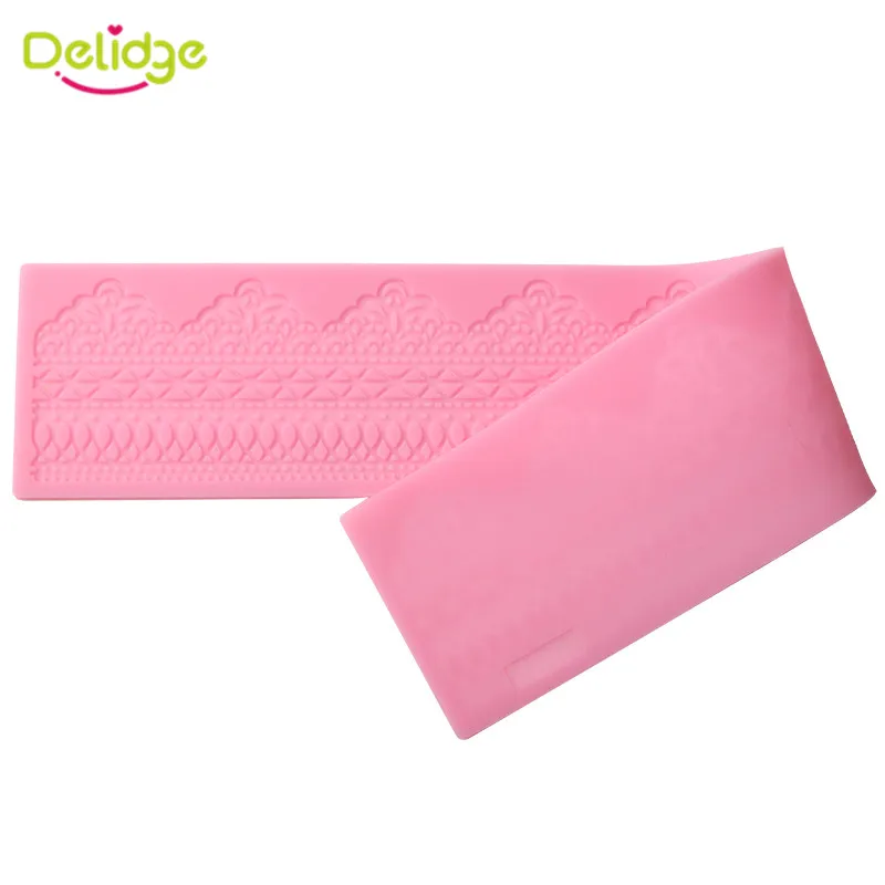 Delidge 1 шт. силиконовая форма для торта с кружевным рисунком 3D фотообои трафареты |