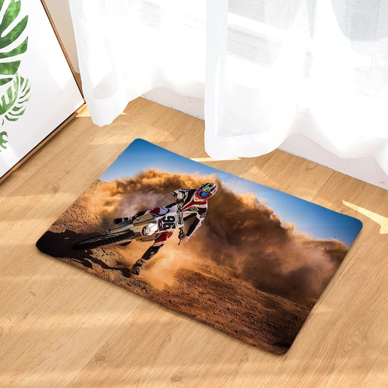 Скандинавский INS Стиль Печатный дверной коврик пейзаж мультяшный ковер