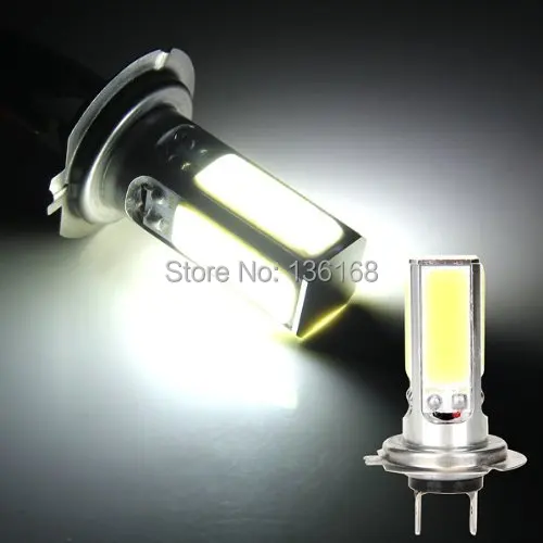 

2x20W H7 4 LED COB лампа белого света DC 12V для автомобиля