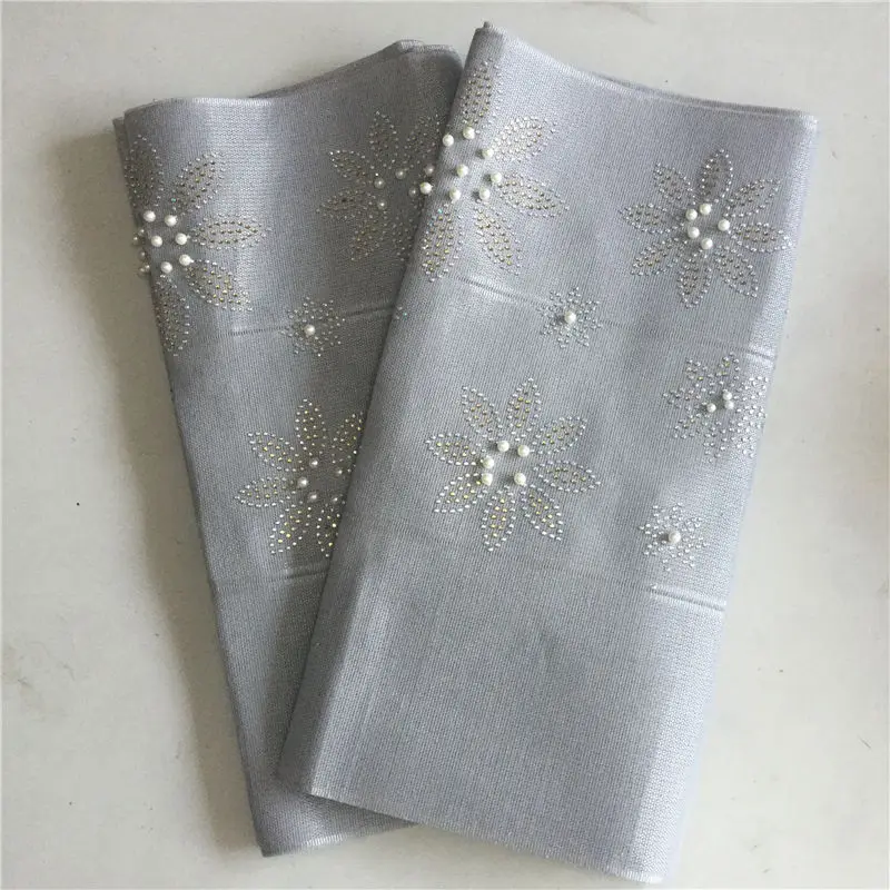 10 Фиолетовый ASO OKE узор ASO OKE headtie с камнями и бисером Горячая распродажа! модный дизайн камни тюрбан дизайн - Цвет: 10