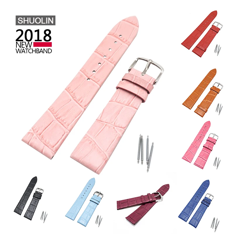 Ремешок из натуральной кожи для наручных часов 12 14 16 18 20 22 мм 2020|watch strap 12|20mm