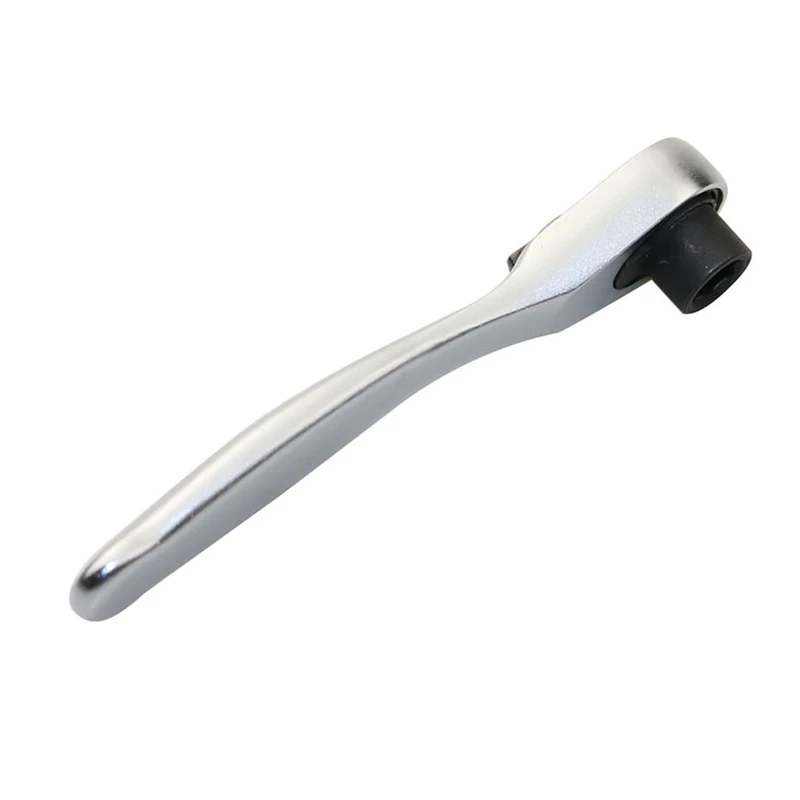 Silver Bit wrench 72 зуба мини 1/4 дюймов гаечный ключ односторонний крутящий момент универсальный Трещоточный ключ гаечный ключ ремонтные инструменты для автомобиля велосипед Wren - Цвет: Silver Bit wrench