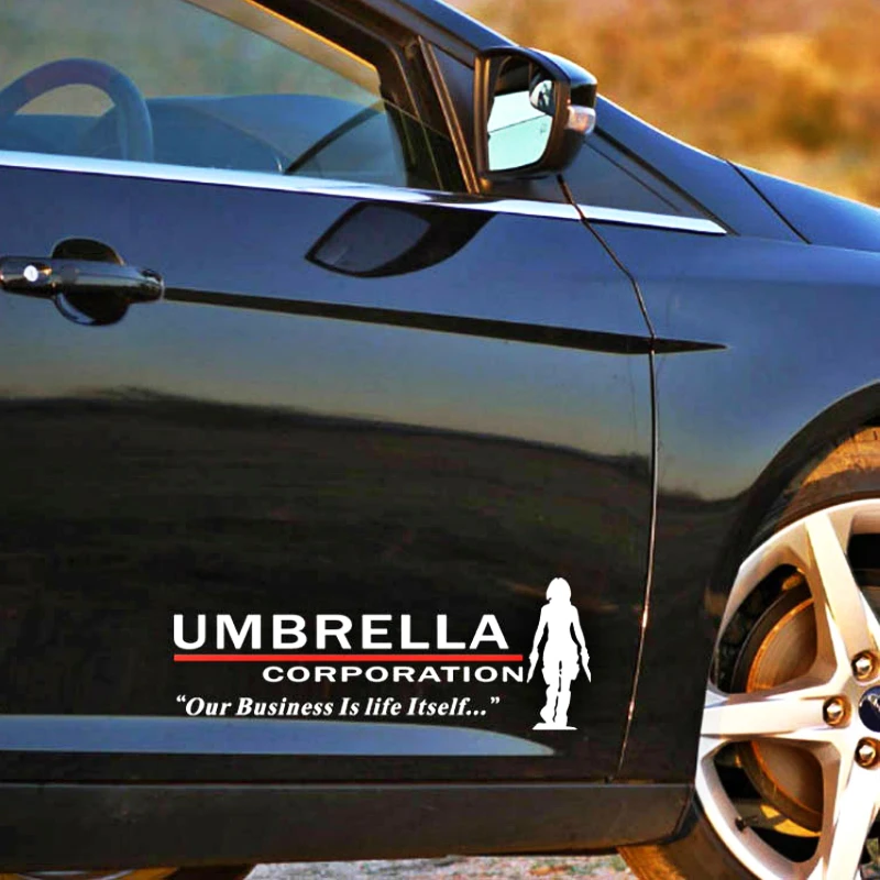 

Volkrays Car Decoration Umbrella Corporation Alice Reflective Sticker Decal Accessories for Motorcycle Volkswagen Golf Audi Polo