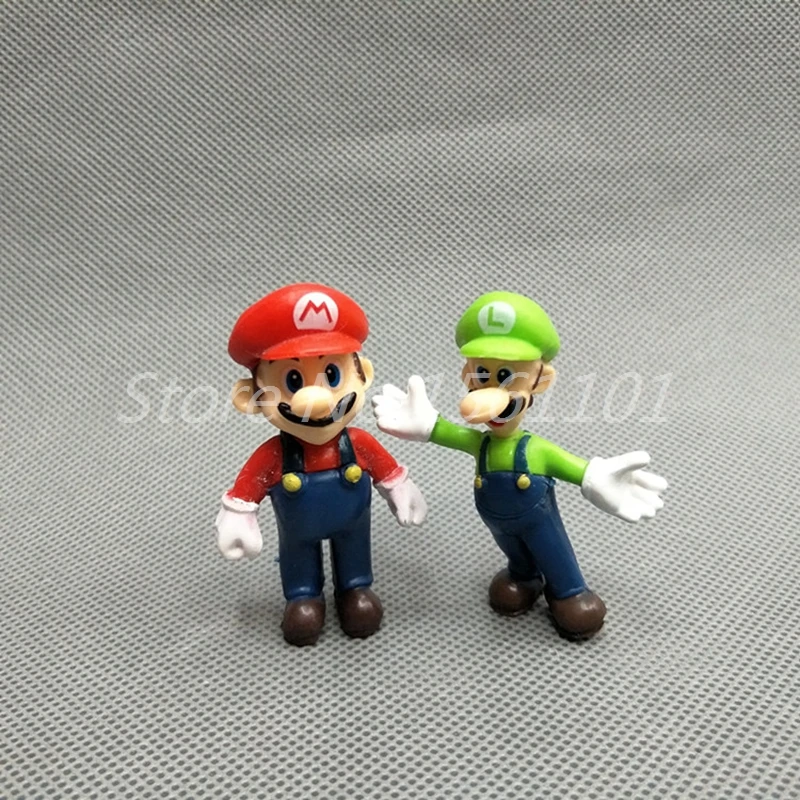 10 sets/lot 18 pcs/set Newest super mario action figure Green Dragon Princess Dolls Christmas Party Gift DHL Free Shipping | Игрушки и